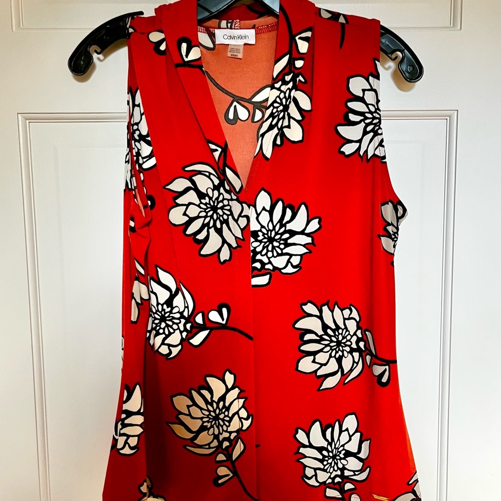 Calvin Klein Jersey Sleeveless Top.